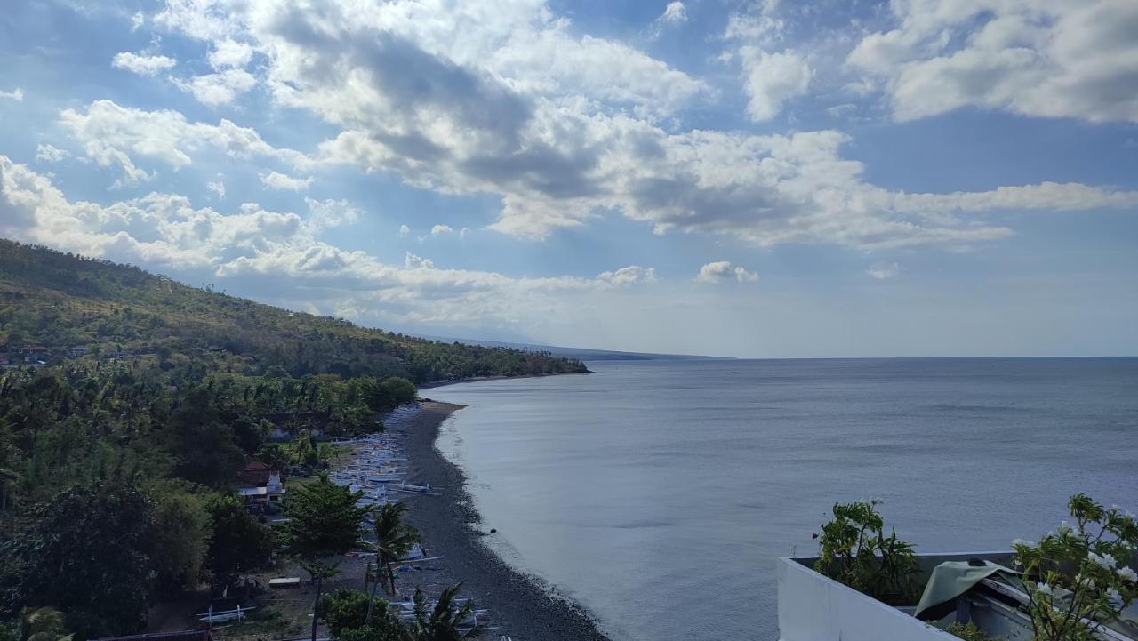 Waenis Sunset View Hotel And Restaurant, Amed, Bali Eksteriør bilde