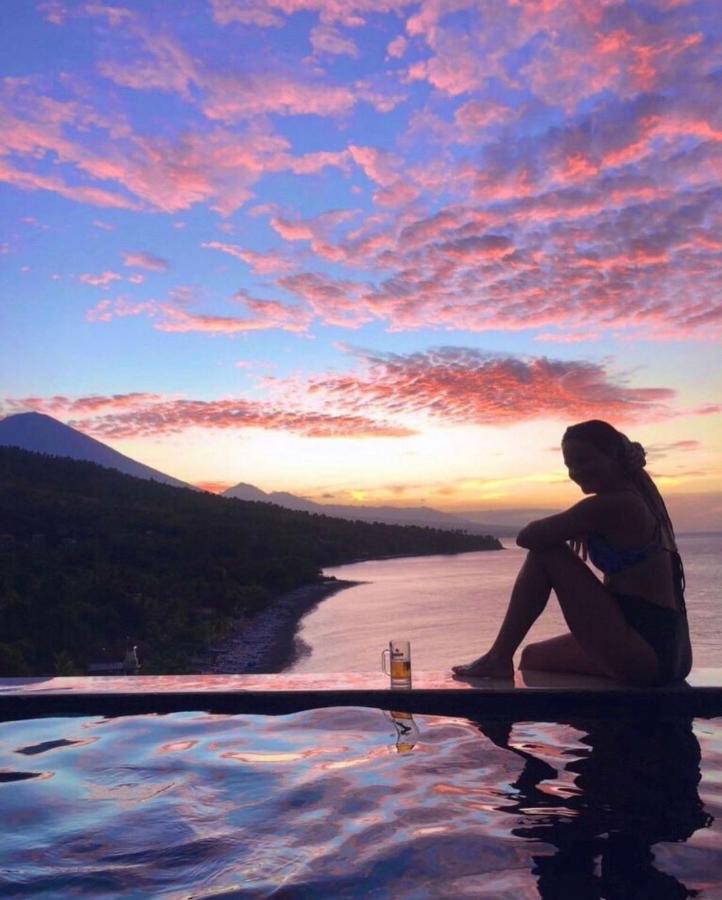 Waenis Sunset View Hotel And Restaurant, Amed, Bali Eksteriør bilde