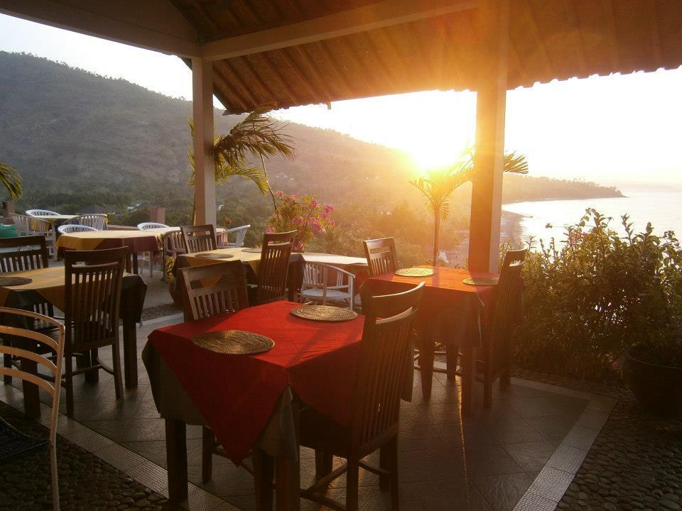 Waenis Sunset View Hotel And Restaurant, Amed, Bali Eksteriør bilde